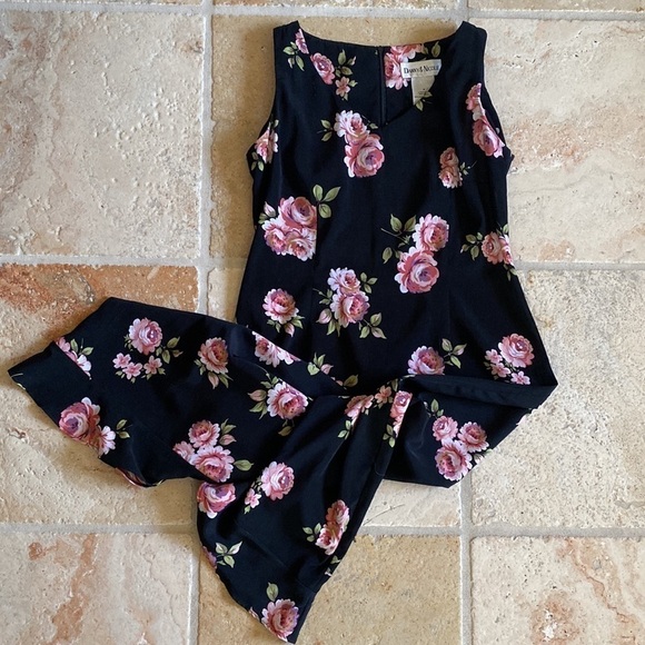 Danny & Nicole Rose Maxi dress Womens 8 Whimsy goth Dark Romantic 90’s Y2K - Picture 2 of 9